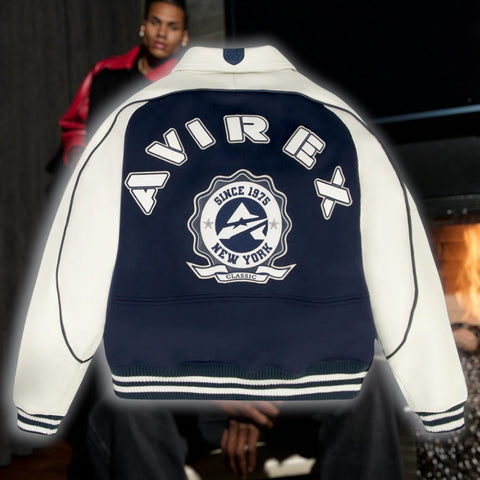 Avirex Classic Wool Leather Varsity Jacket