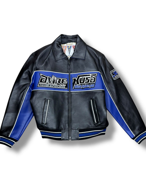 Avirex-Black Spider Racer Jacket