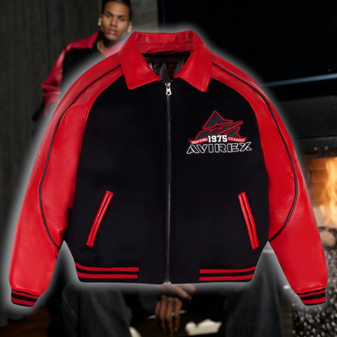 Avirex Classic Wool Leather Varsity Jacket