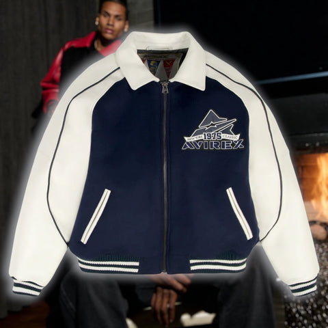 Avirex Classic Wool Leather Varsity Jacket