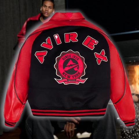 Avirex Classic Wool Leather Varsity Jacket