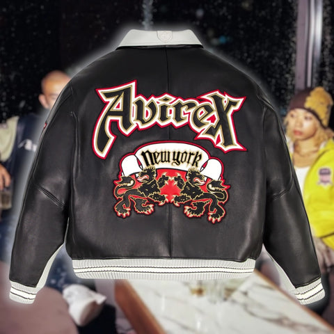 Avirex 2 Tone Goth Jacket