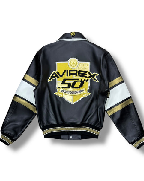 Avirex Signature 50th Anniversary Limited-Edition Leather Moto Bike Jacket