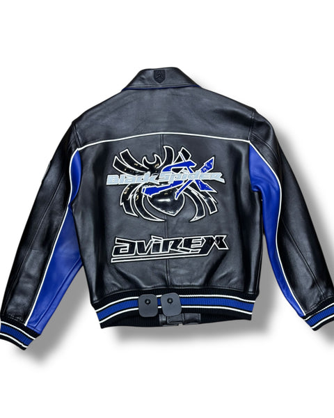 Avirex-Black Spider Racer Jacket