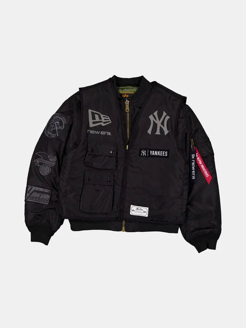 NEW YORK YANKEES X ALPHA X NEW ERA MA-1 BOMBER JACKET WITH VEST