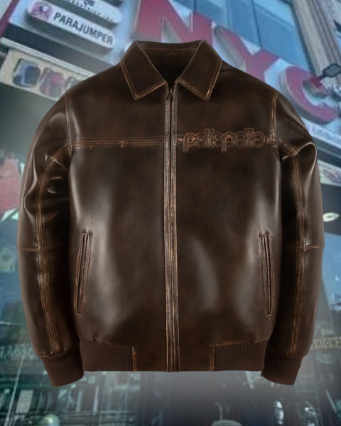 BASIC CORDED PELLE PELLE JACKET