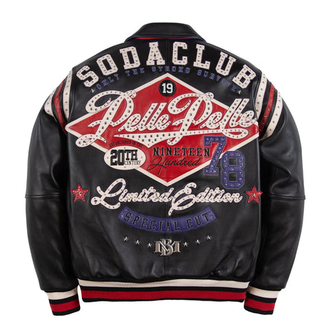 Pelle Pelle Only The Strong Jacket Men's Soda Club 78 Black