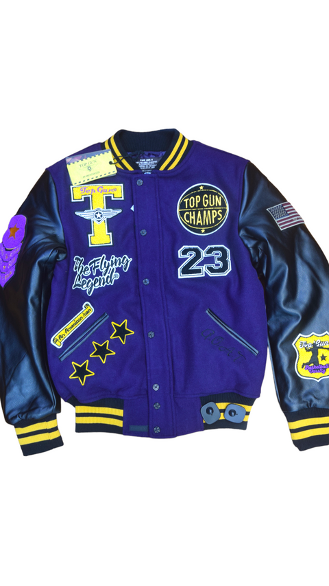 TOP GUN MENS VARSITY JACKET