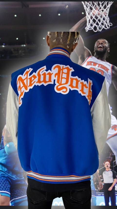 Phoenix Suns Wool & Leather Varsity Jacket