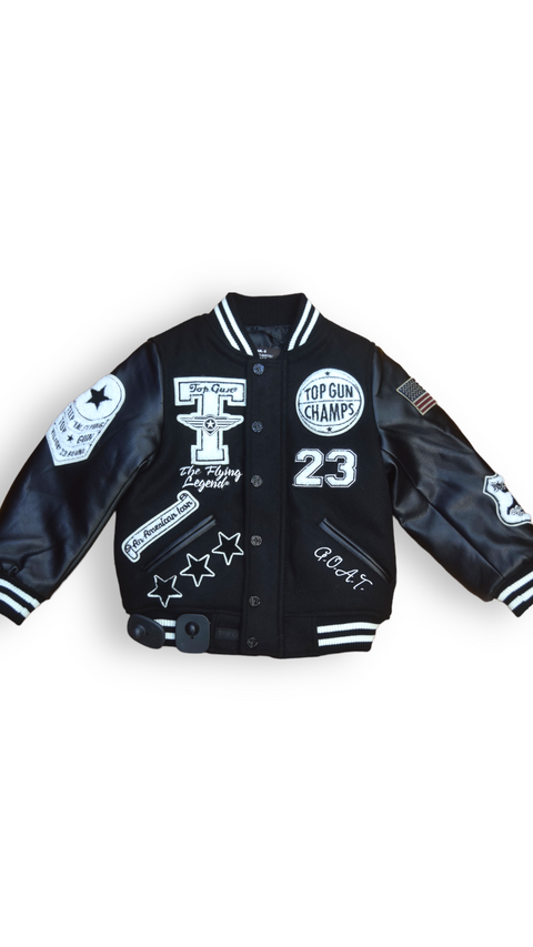 TOP GUN KIDS VARSITY JACKET