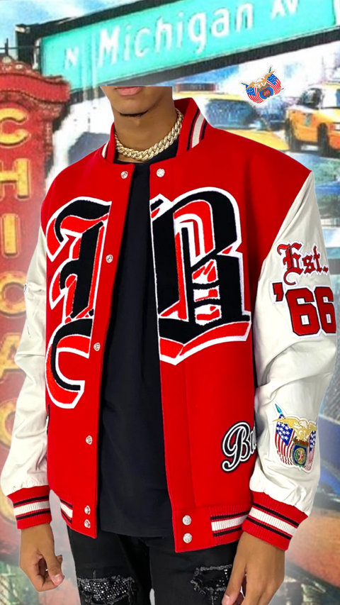 Miami Heat Wool & Leather Varsity Jacket
