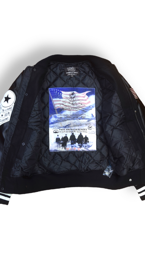 TOP GUN MENS VARSITY JACKET