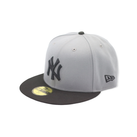 NEW EAR YANKEES COOL GREY FITTED