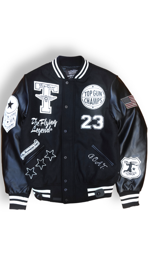 TOP GUN MENS VARSITY JACKET