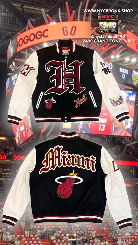 Phoenix Suns Wool & Leather Varsity Jacket